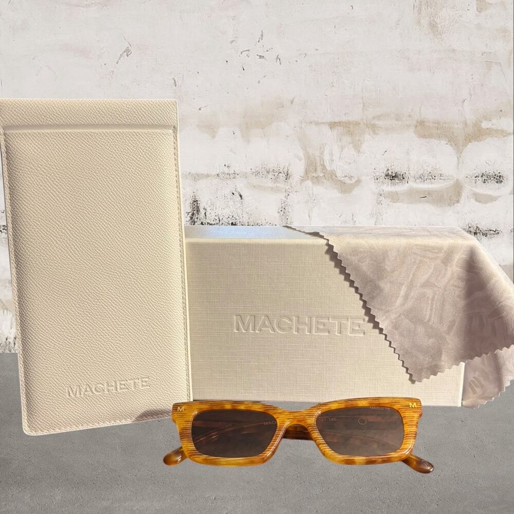 Anthropologie x MACHETE $150 Ruby Sunglasses in Honey NIB